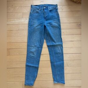 American Eagle High Rise Blue Jeans (X-Long)